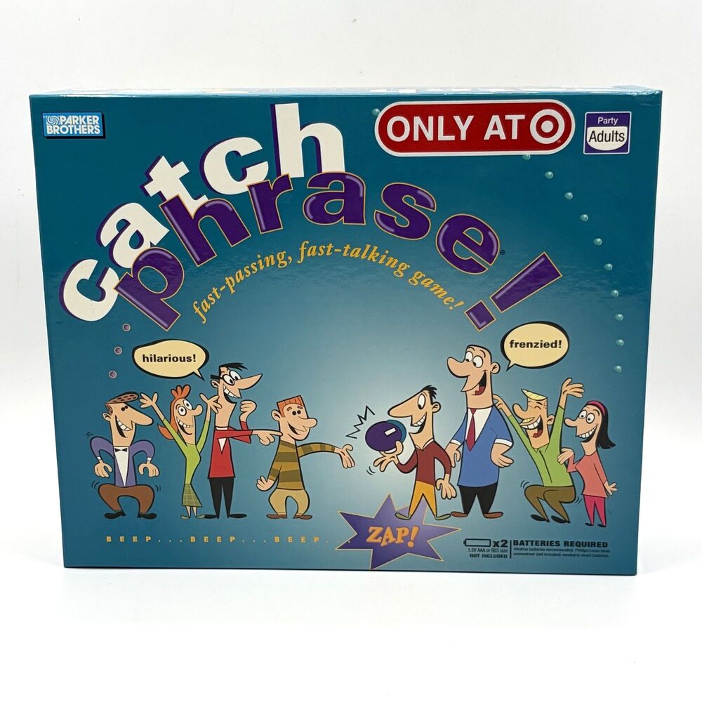 VINTAGE Catch Phrase Game COMPLETE WORKS Parker Brothers 1994 90s Words
